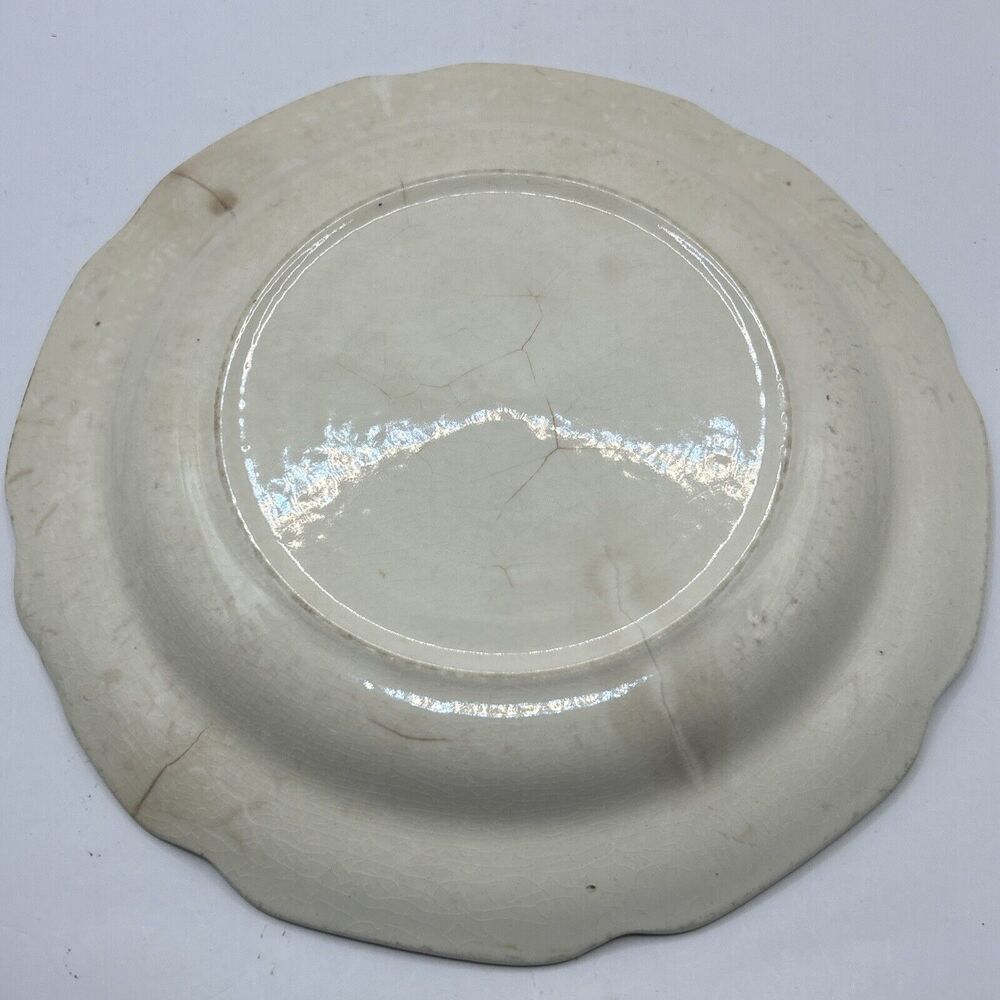 Antique 1930’s Mt Clemens MILDRED Casserole Covered Vegetable Dish And Plate - Picture 15 of 16